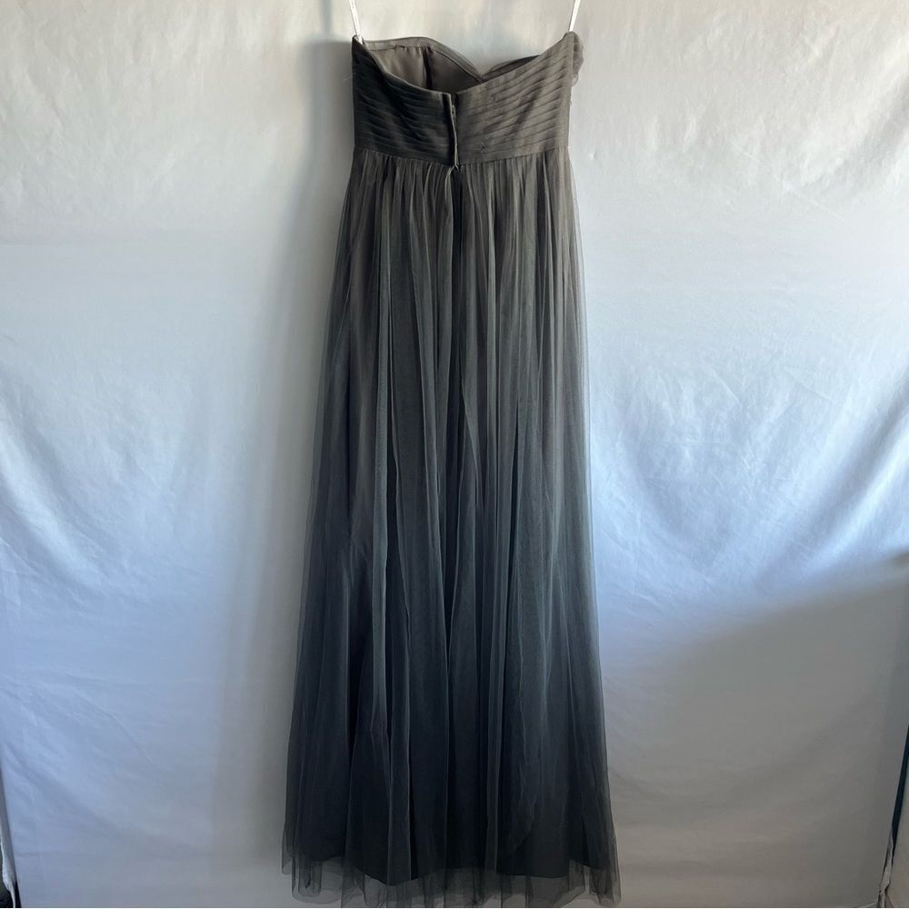 Jenny Yoo Collection Grey Strapless Dress - Picture 8 of 10